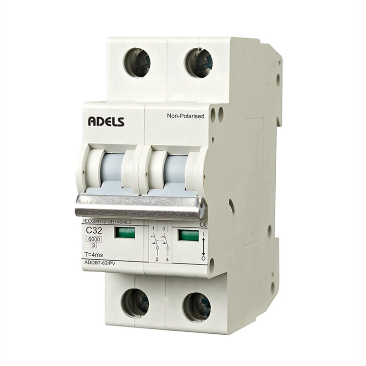 Użat Fis-Sistema ta 'Enerġija Solari Pv Nonpolarity Dc Mini Circuit Breaker